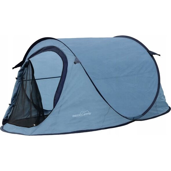 Two-person tent POP UP, 220 x 120 x 95 cm, blue, 190