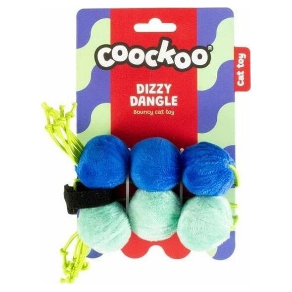 Coockoo Pluszowa Zabawka Dla Kota Piłeczki Zielony 60cm