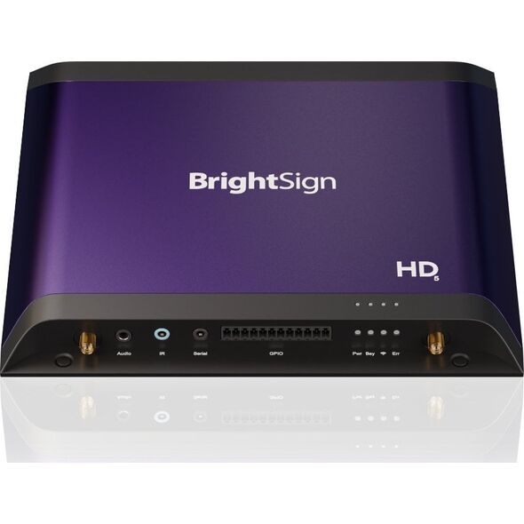 BrightSign HD225 odtwarzacz multimedalny Czarny, Fioletowy 4K Ultra HD