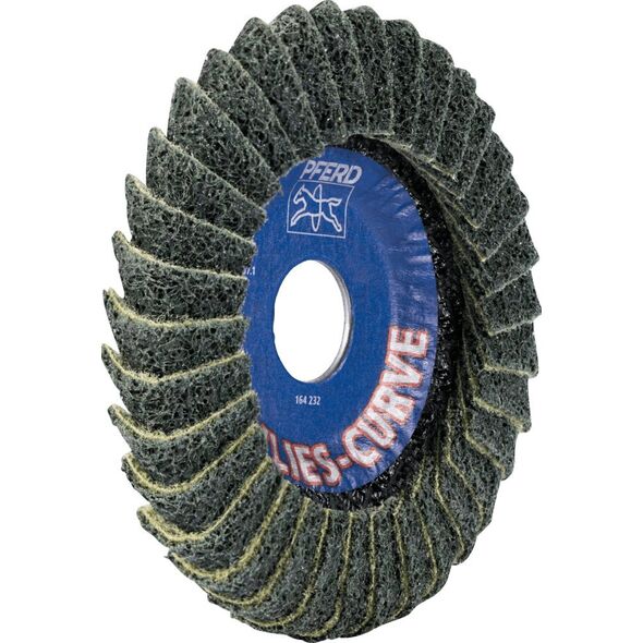Felt grinding disc PFERD Curve PVL-R 125 A 240 F