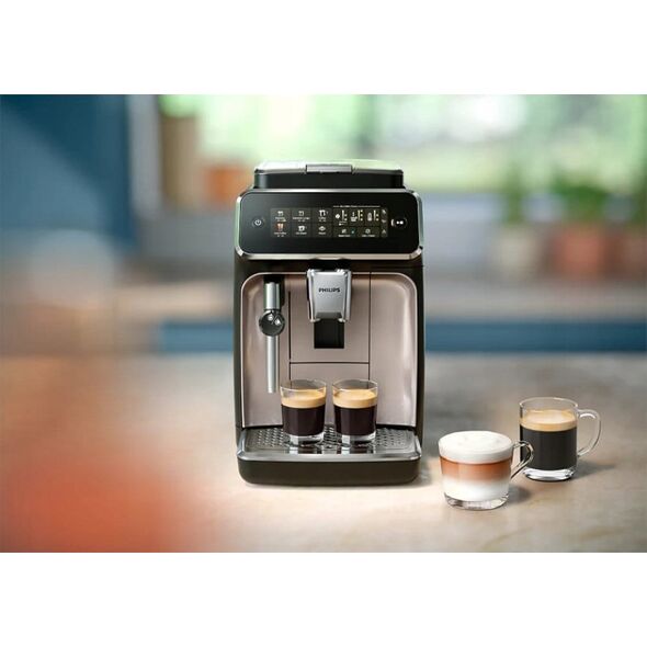 Philips Coffee Maker | EP3329/70 Series 3300 | Pump pressure 15 bar | Built-in milk frother | Fully Automatic | 1500 W | Black