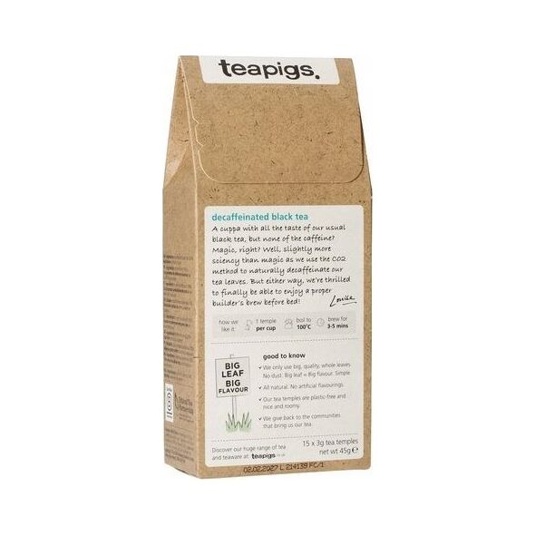 Teapigs teapigs - Decaf English Breakfast - 15 piramidek