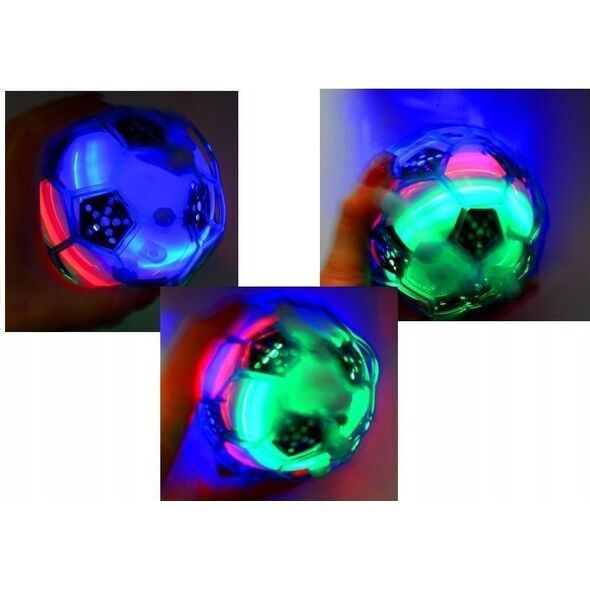 Skacząca tańcząca piłka futbolowa światło dźwięk 3634 Lean Toys