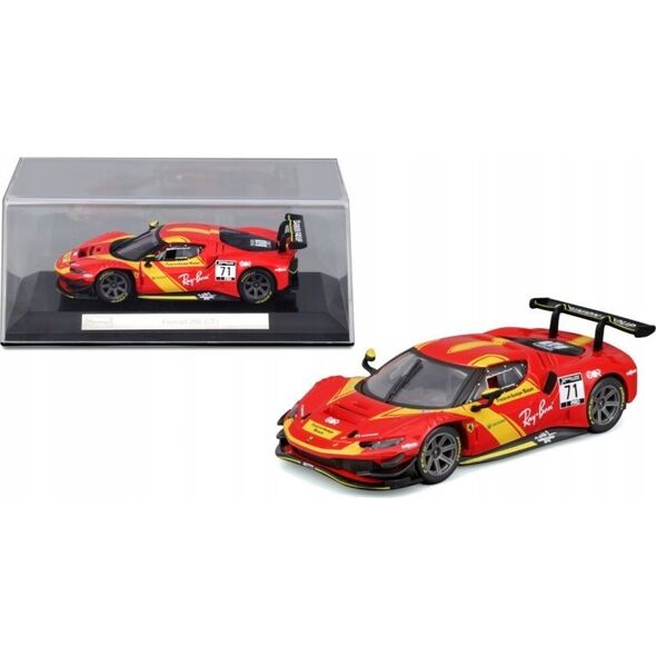 Bburago Ferrari Racing 296 GT3 2023 Red 1:43 BBURAGO