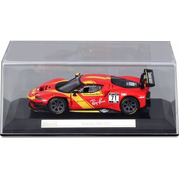 Bburago Ferrari Racing 296 GT3 2023 Red 1:43 BBURAGO