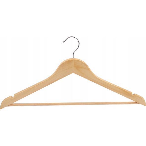 Kipit Drewniane wieszaki do garderoby WOODEN, 3 sztuki