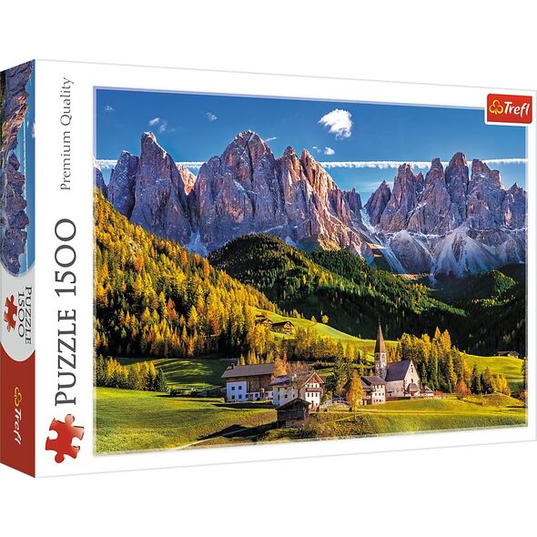 Trefl Puzzle 1500 Dolina Val di Funes Włochy 26163