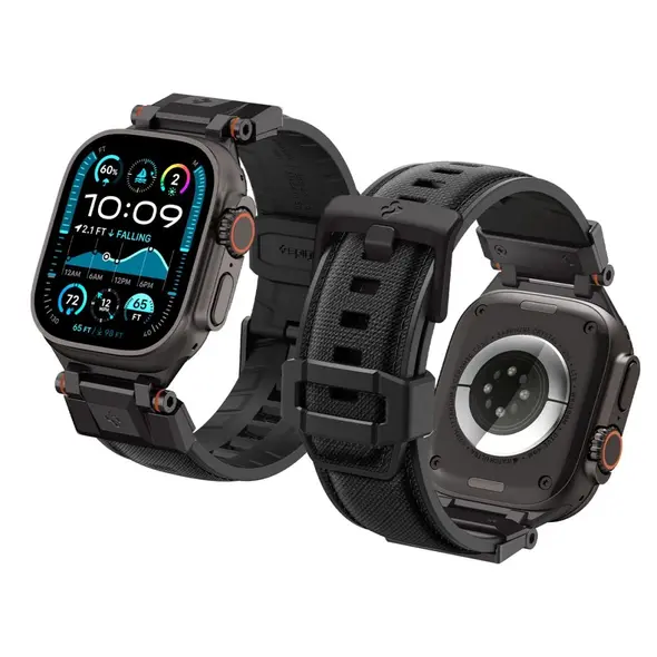 Spigen DuraPro Armor Apple Watch 6 / 7 / 8 / 9 / 10 / SE / Ultra 1 / 2 44/45/46/49mm Black Edition