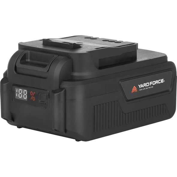 Yard Force Akumulator Li-Ion 20 V, 4,0 Ah, ze wskaźnikiem naładowania
