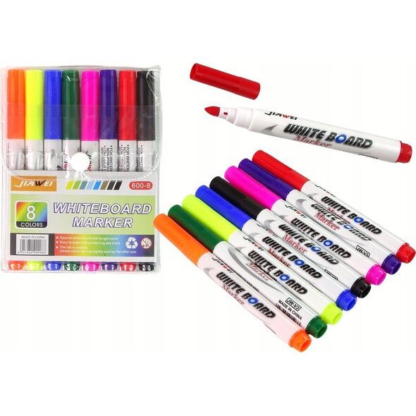LeanToys Magiczne Pisaki Flamastry Wodne 8 szt Do Rysowania na Wodzie Szkle
