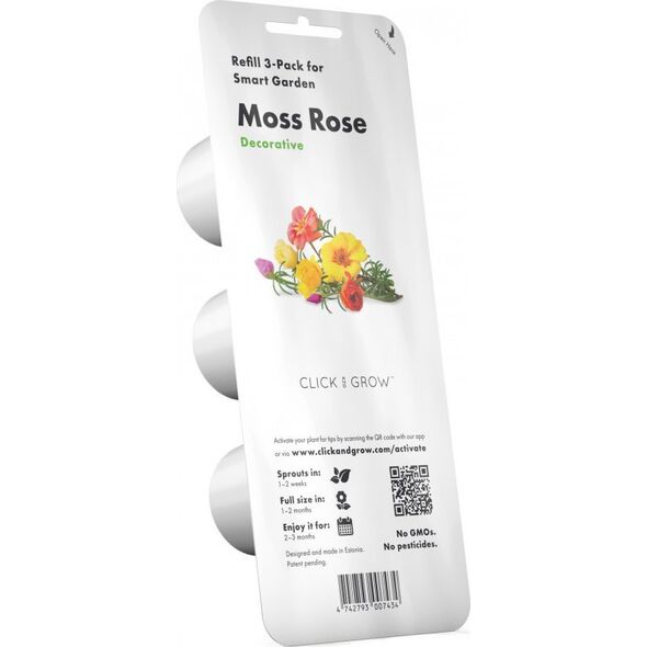Click And Grow Click & Grow Smart Garden refill Moss Rose 3pcs