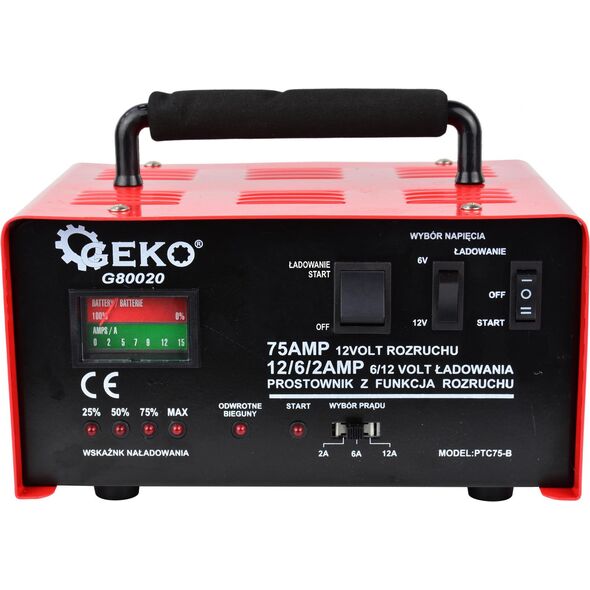 Geko Prostownik z rozruchem 75A 6/12V GEKO(1)