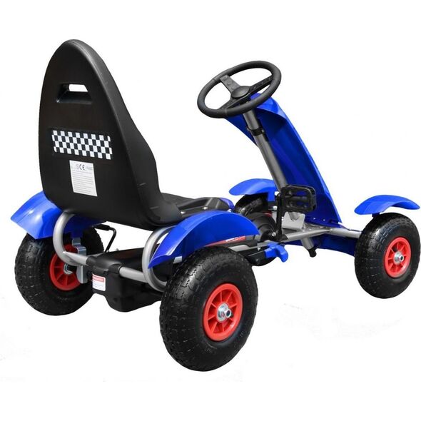 Joko Duży Gokart Pompowane Koła Niebieski