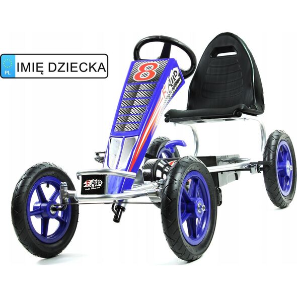 Ramiz Gokart Na Pedały Full Ahead AIR Niebieski