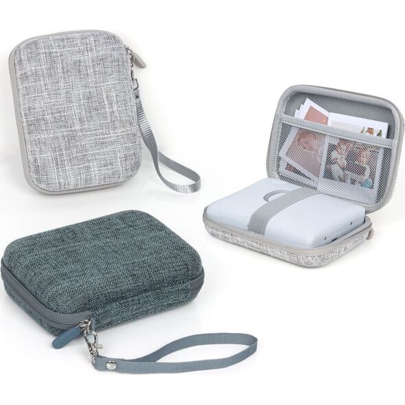 Pokrowiec LoveInstant Etui Pokrowiec Futerał Case Do Fuji Instax Square Link / Sq Link / Link 2 Se / Evo / Liplay / Jasny Szary