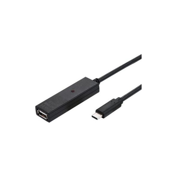 Kabel USB Value USB-A - USB-C 10 m Czarny