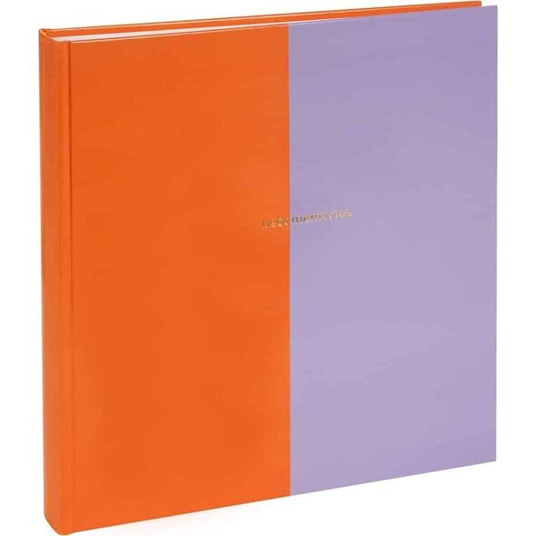 Goldbuch Album GOLDBUCH 27481 Coloration orange|lilac 30x31 60psl | corners/splits | bookbound