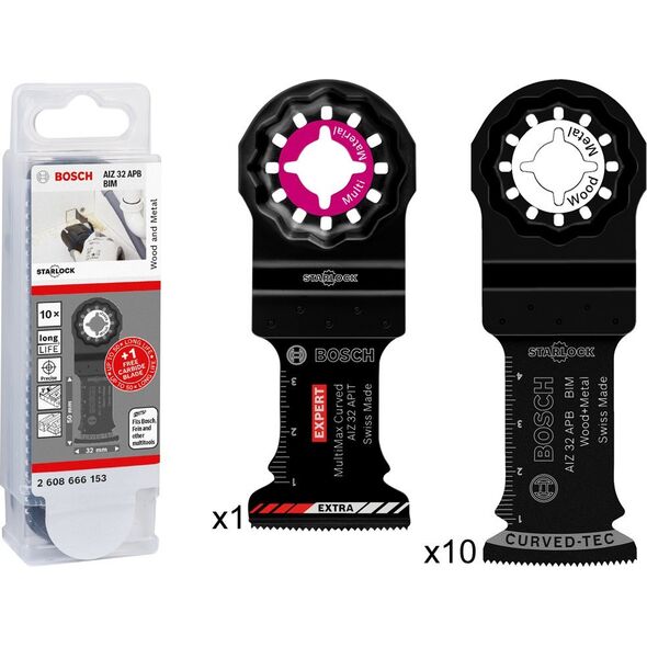 BOSCH MT ACCESSORIES SET 11pcs