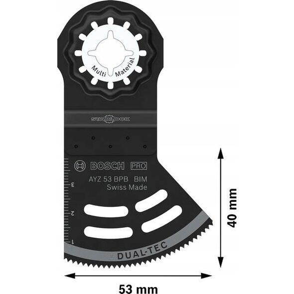 BOSCH MT MULTIFUNCTIONAL SAW BLADE PRO AYZ 53 BPB 53 x 40 mm