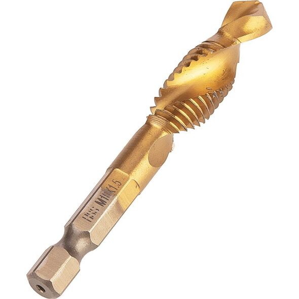Wiertło gwintujące HSS TiN, M10x1,5 mm, Hex