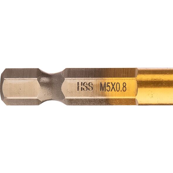 Wiertło gwintujące HSS TiN, M5x0,8 mm, Hex