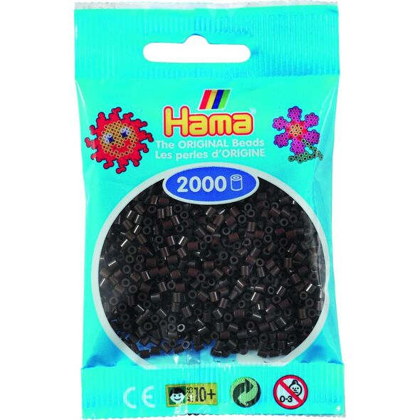 Hama mini perler brun