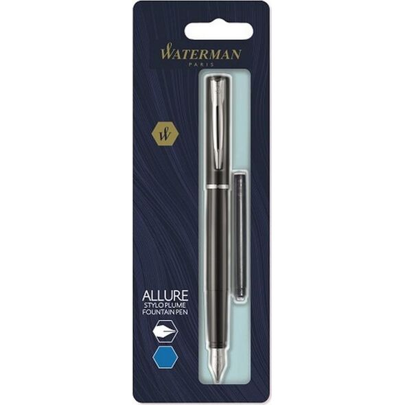 Waterman Pióro wieczne (F) ALLURE CZARNY WATERMAN 2029061, blister