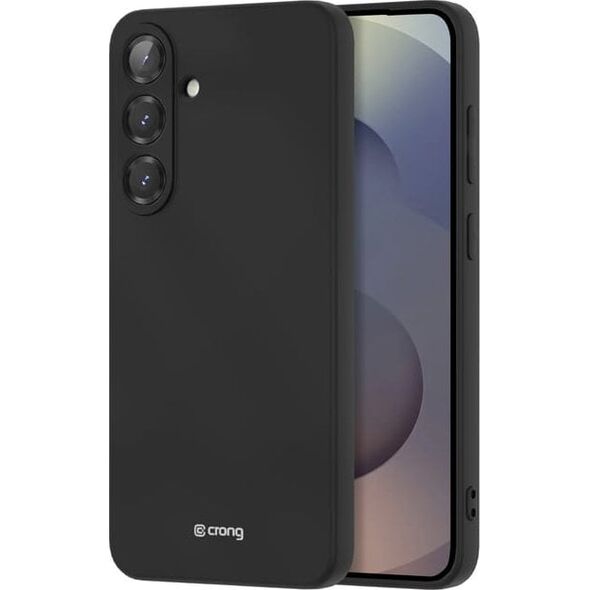 Crong Color Cover - Etui Samsung Galaxy S25+ (czarny)