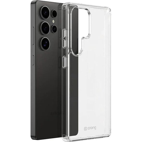 Crong Crystal Shield Cover - Etui Samsung Galaxy S25 Ultra (przezroczysty)