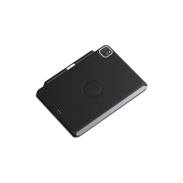 Satechi Vegan-Leather Magnetic Case - magnetyczna obudowa ochronna z uchwytem na Apple Pencil wykonana ze skóry wegańskiej do iP