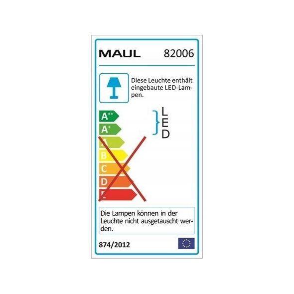 Maul Desk Lamp LED MAULjoy Small Desk Lamp with Stand Modern Table Lamp for