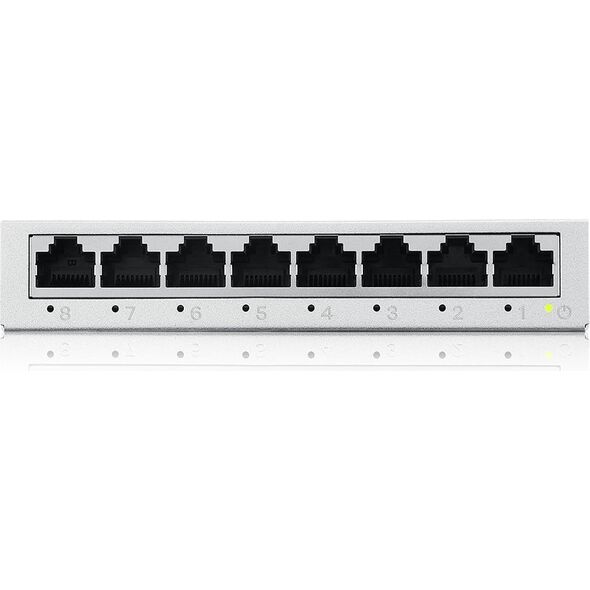 Zyxel GS-108BV5-EU0101F łącza sieciowe Nie zarządzany L2 Gigabit Ethernet (10/100/1000)