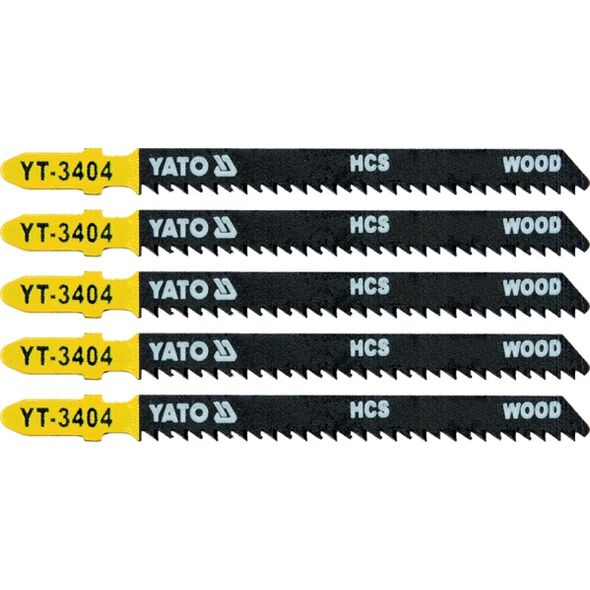 Yato Brzeszczot do wyrzynarki typ T HCS do drewna 5cz. TPI10 YT-3404