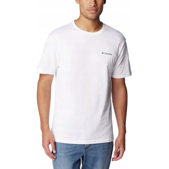 Columbia CSC Basic Logo SS Tee 1680053112 białe L