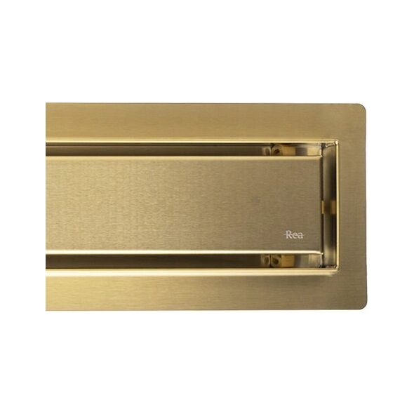 REA-G2703 / REA / NEOX PRO / ODWODNIENIE LINIOWE 800  ZŁOTY SZCZOTKOWANY /