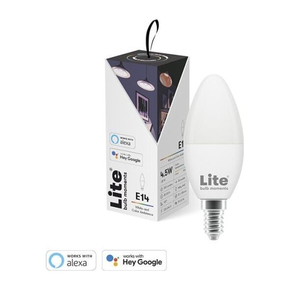 Lite Bulb Moments Lite bulb Moments Inteligentna żarówka, E14, 5W, RGB+2700-6500K
