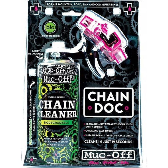 Muc-Off Muc-Off chain cleaning device Chain Doc, cleaning agent (incl. 400ml Bio Chain Cleaner)