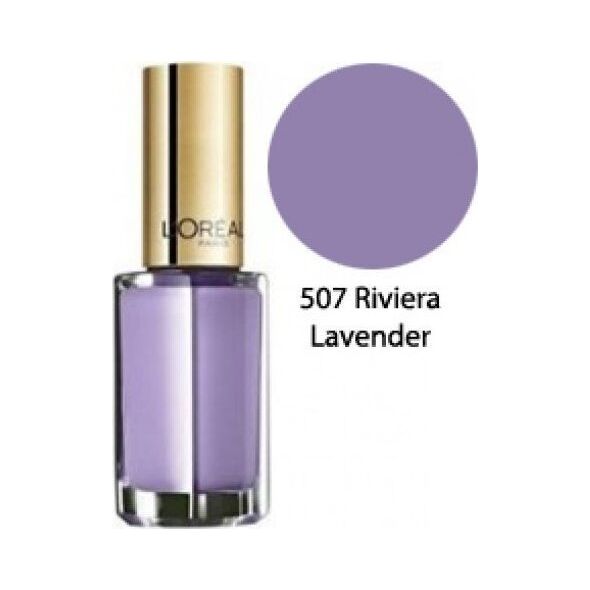 L’Oreal Paris L'Oreal Paris, Color Riche Le Vernis, Nail Polish, 507, Riviera Lavender, 5 ml For Women