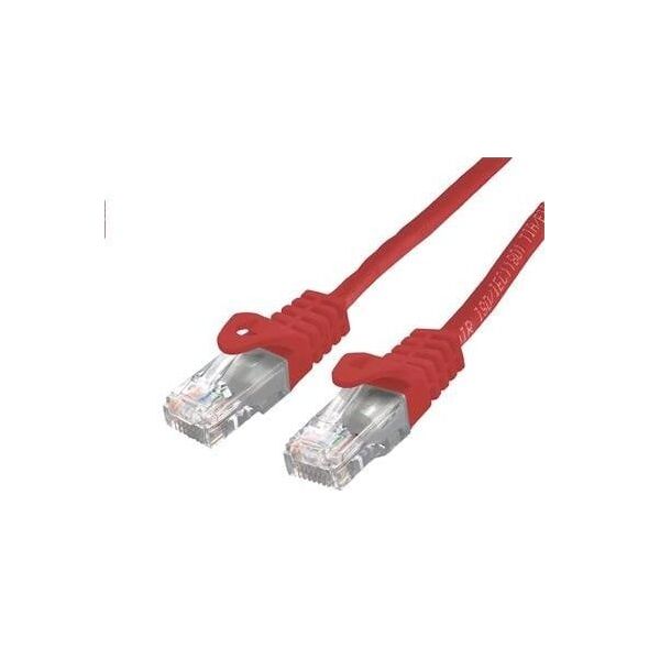 C-Tech C-TECH καλώδιο patchcord Cat6, UTP, κόκκινο, 1m