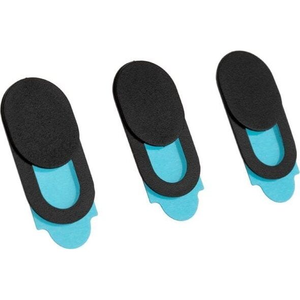 Lamptron Lamptron Webcam Slide Cover, 3-Stück - schwarz