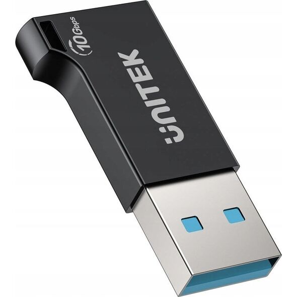 Unitek Adapter USB-A do USB-C 10Gbps czarny A1049ABK01