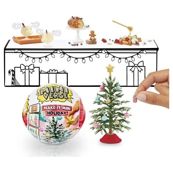 Miniverse - Make It Mini Diner: Holiday Licensed WB Movie PDQ assorteret