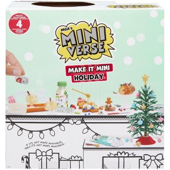 Miniverse - Make It Mini Diner: Holiday Licensed WB Movie PDQ assorteret