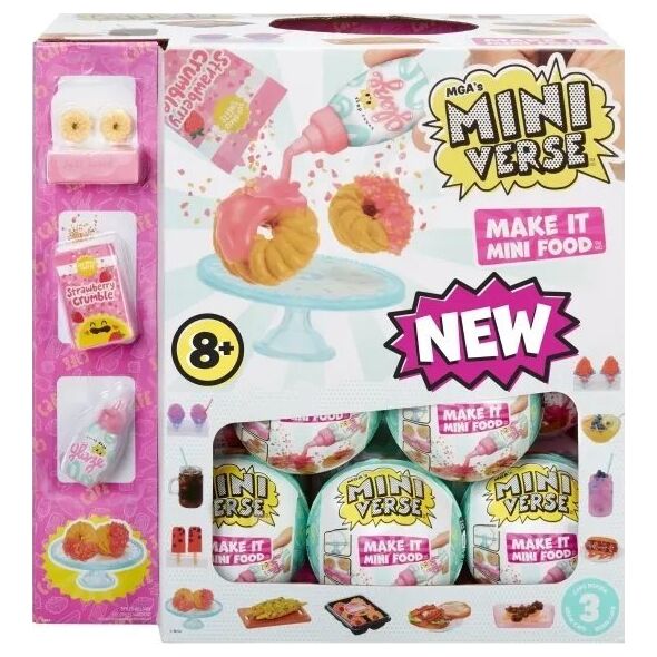MINIVERSE Make It Mini Foods: Cafe PDQ S3B assorteret
