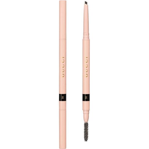 Gucci Gucci, Stylo A Sourcils, Waterproof, Double-Ended, Eyebrow Cream Pencil, 06, Noir, 0.09 g For Women