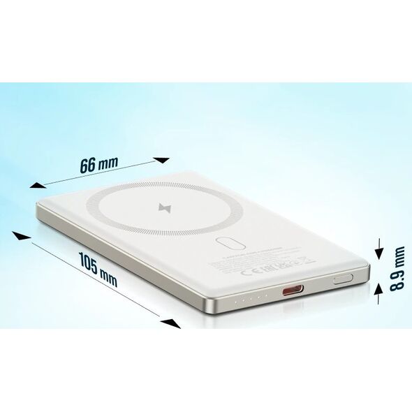CANYON power bank OnPower 505 slim Magsafe 5000 mAh PD20W Beige