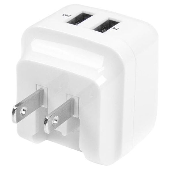 Ładowarka StarTech 2x USB-A 1 A (USB2PACWH)
