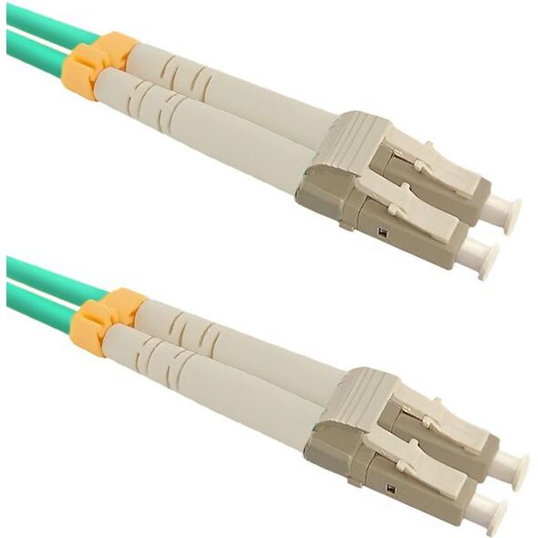 Qoltec Optic Patchcord LC/UPC - LC/UPC MM 50/125 OM3 2m (54076)