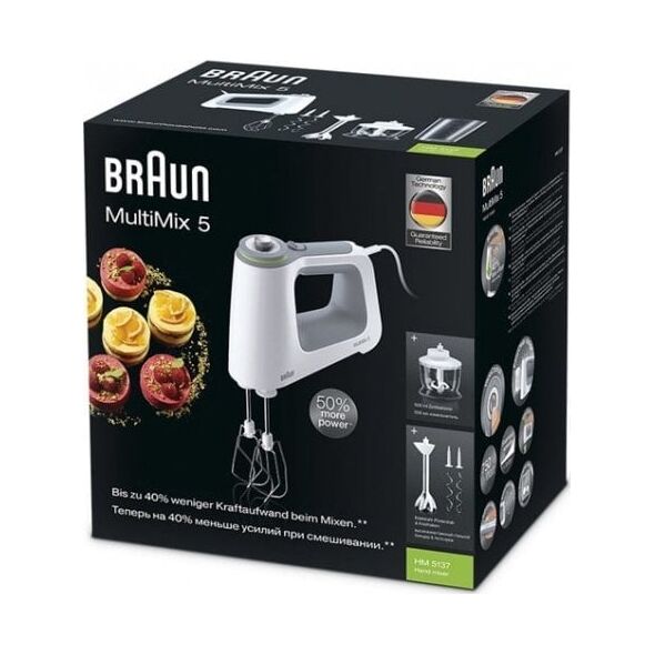 Mikser Braun Braun hand mixer HM 5137 750 W white - MultiMix 5