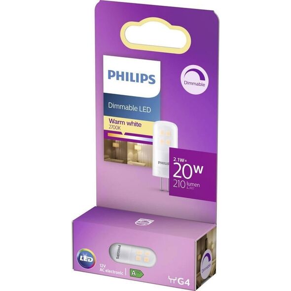 Philips Żarówka LED Philips, G4, 2.1W, 210lm, 2700K